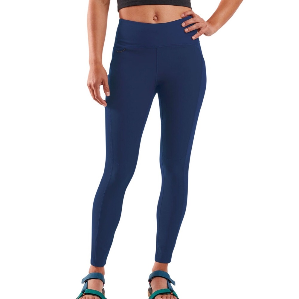 Title Nine Sylvan‎ Hybrid Hiking Tights XS Navy Blue Leggings 270910
